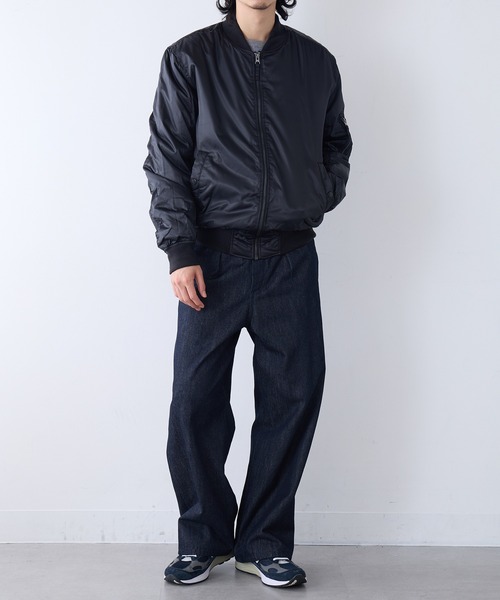 MAGASIN DE MODE HAUS ma1 ma-1 「HAUS」エステルツイル中綿MA-1 KMW