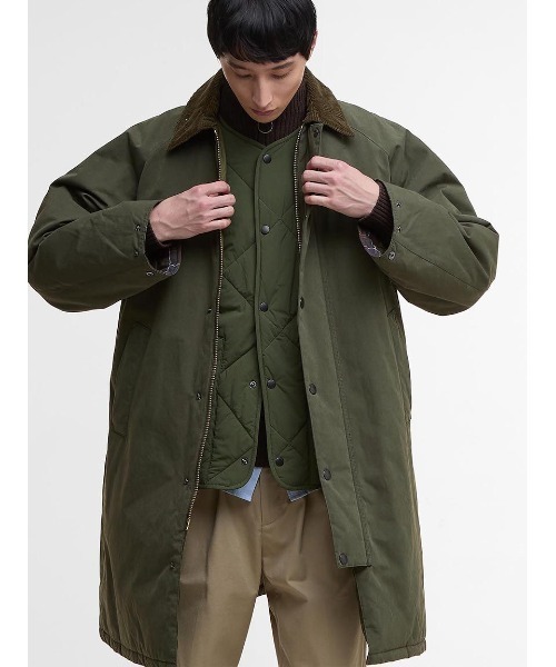 Barbour バブアー　メンズコード Barbour（バブアー） コート ジャケット 「EXMOOR / エクスモア」中綿