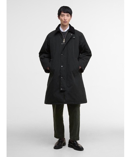【極美品】バブアー エクスモア 中綿コート ネイビー 38サイズ Barbour（バブアー） コート ジャケット 「EXMOOR / エクスモア」中綿