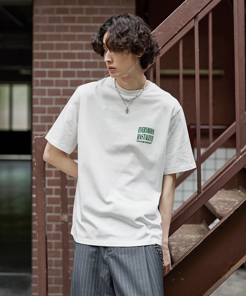 「Bleme」 半袖Tシャツ L ブラウン メンズ_画像3