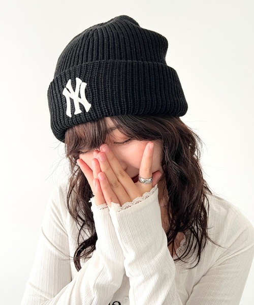 MLB ニット帽 ニットキャップ 「日本未発売/WEB限定」MLB KOREA(エム