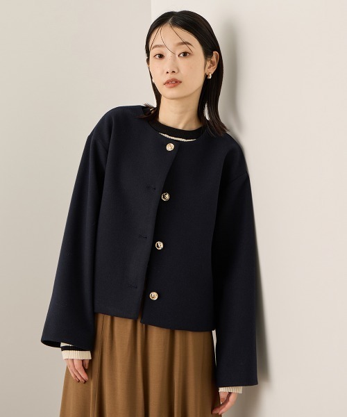 ketty（ケティ） ジャケット ノーカラージャケット ウールチョウ