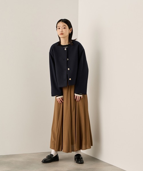 ketty（ケティ） ジャケット ノーカラージャケット ウールチョウ