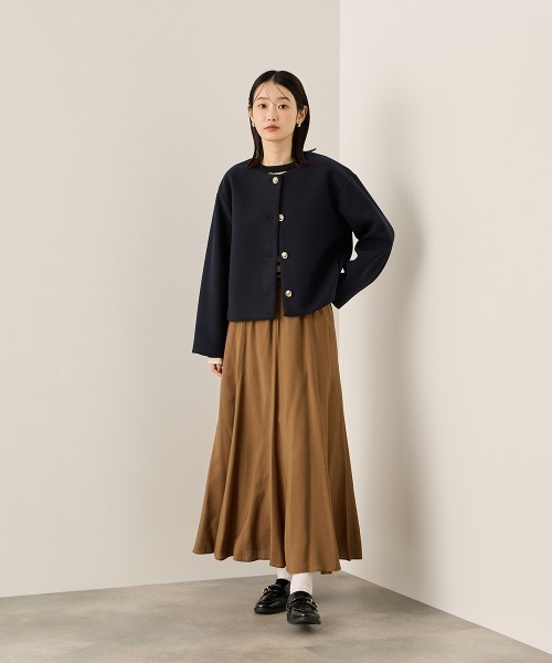 ketty（ケティ） ジャケット ノーカラージャケット ウールチョウ