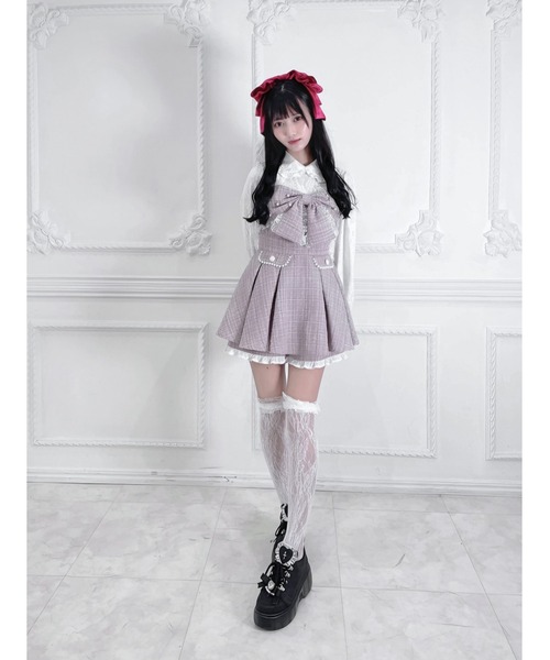 Ank Rouge（アンクルージュ） カチューシャ 大きなベロアリボンヘッド