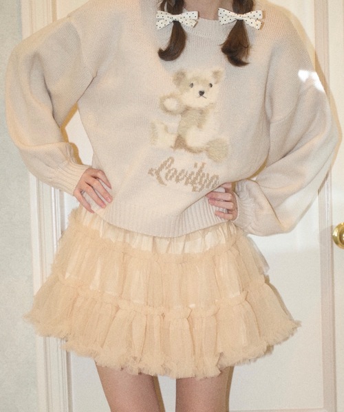 Lovilyn スカート 推し活ティアードチュールミニスカート : ZOZOTOWN