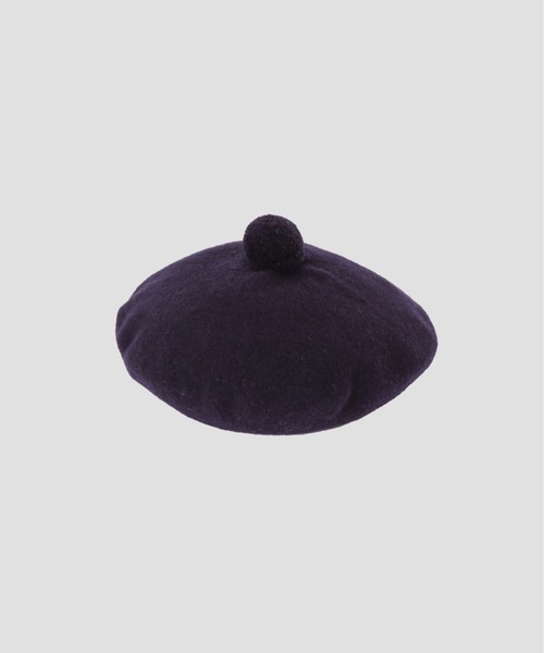 MARGARET HOWELL ブラック ベレー帽 MHL.（エムエイチエル） 帽子 ベレー帽 MHL TAM O SHANTER HAT