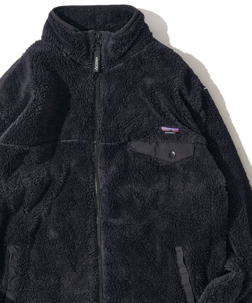 16AW Stone  ソフトシェルジャケット GERRY（ジェリー） ソフトボア ナイロン切替スタンドカラージャケット