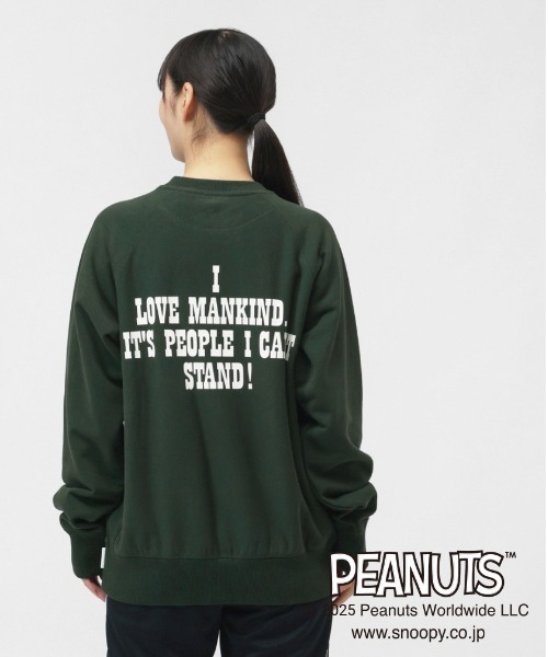 PEANUTS トレーナー スウェット ピーナッツ スウェットシャツ SOLOTEX 