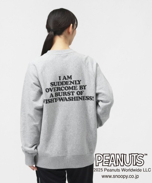 PEANUTS トレーナー スウェット ピーナッツ スウェットシャツ SOLOTEX