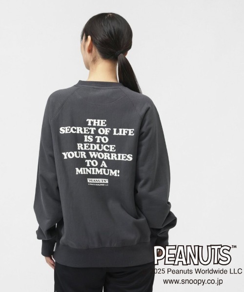 PEANUTS トレーナー スウェット ピーナッツ スウェットシャツ SOLOTEX