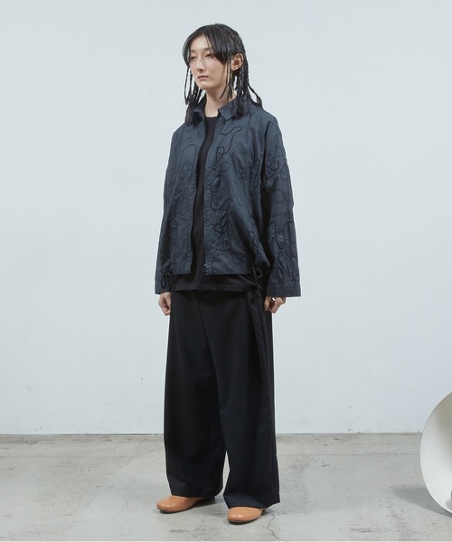 Dulcamara（ドゥルカマラ） スラックス よそいきフォールドワイド PT