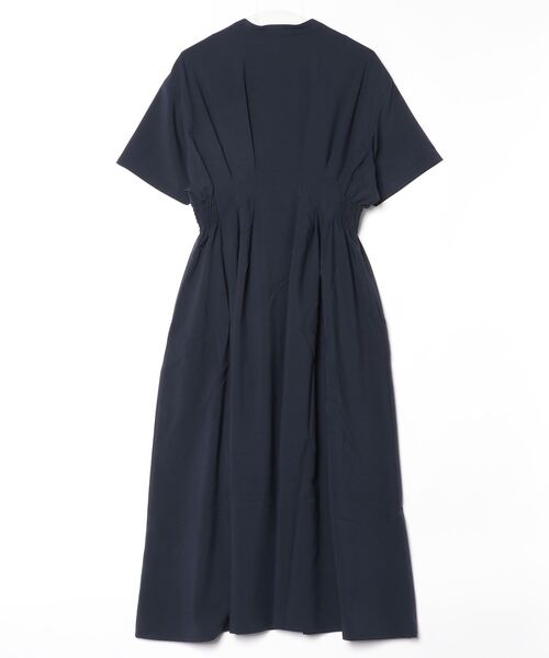 「RONEL」 半袖ワンピース M ネイビー レディース_画像2