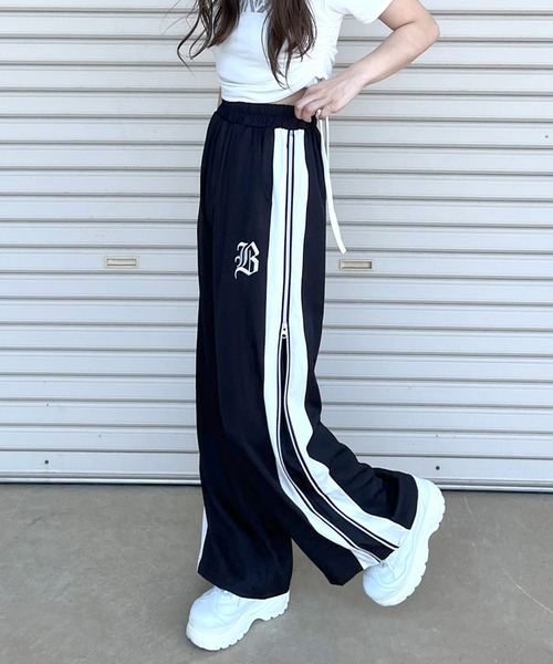 「non-hedge」 イージーパンツ FREE チャコールグレー レディース_画像2