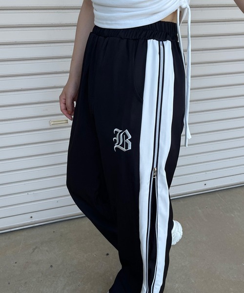 「non-hedge」 イージーパンツ FREE チャコールグレー レディース_画像7