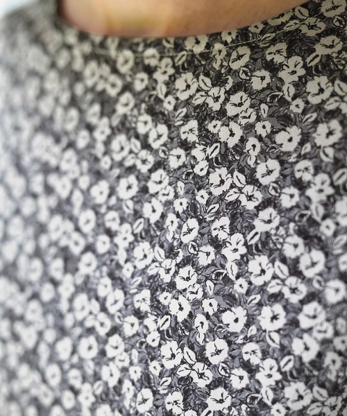 「Sunny clouds」 長袖ワンピース NM ブラック系その他 レディース_画像6