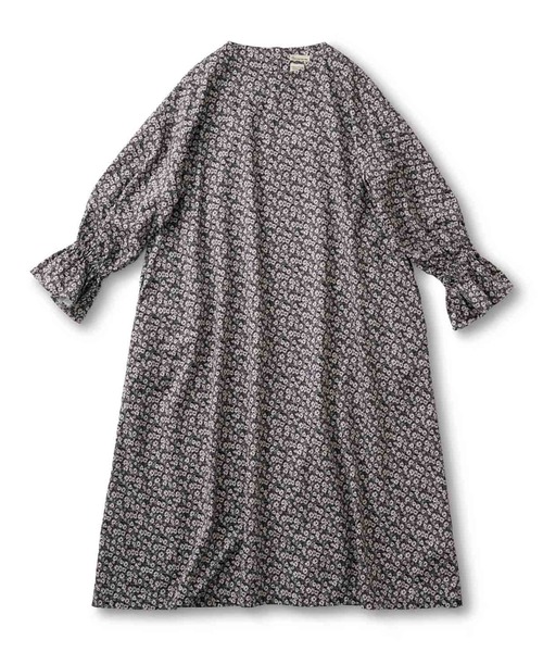 「Sunny clouds」 長袖ワンピース NM ブラック系その他 レディース_画像7