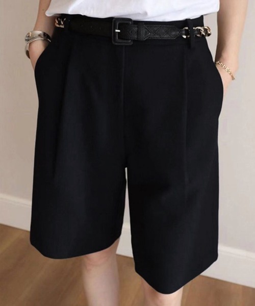 「Miniministore」 ハーフパンツ L ベージュ レディース_画像3