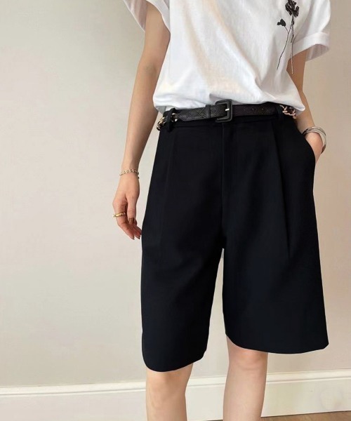 「Miniministore」 ハーフパンツ L ベージュ レディース_画像4