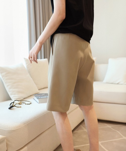 「Miniministore」 ハーフパンツ L ベージュ レディース_画像9