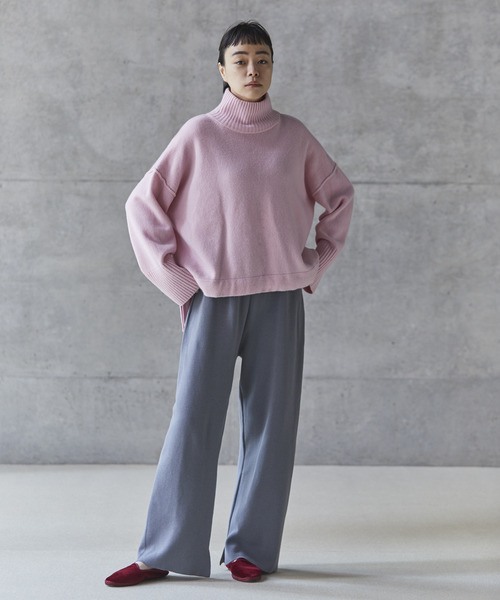 「conges payes ADIEU TRISTESSE」 長袖ニット FREE ピンク レディース_画像4