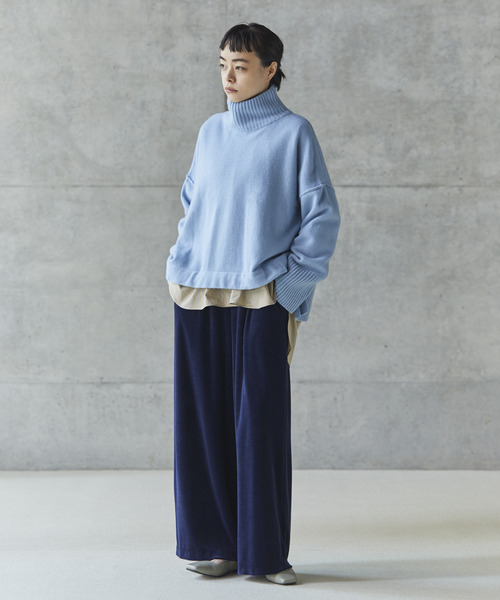 「conges payes ADIEU TRISTESSE」 長袖ニット FREE ピンク レディース_画像9