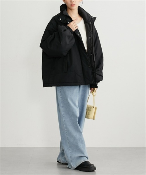 ニッセン（nissen） ダウンコート ダウンジャケット スタンドショート