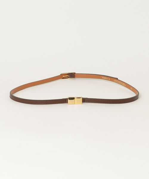 maison boinet】80 ベルト美品 MAISON BOINET ハラコレザー ベルト 80