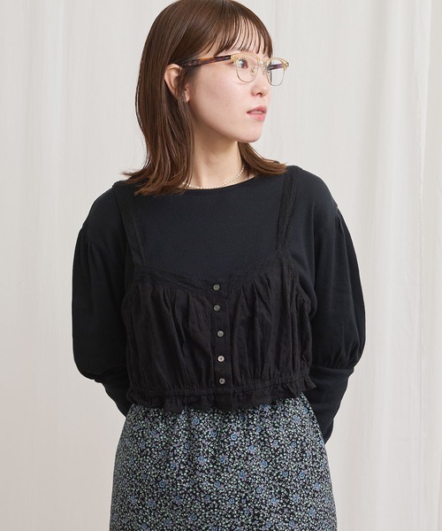 FETICO（フェティコ） fetico MESH KNIT SHAPED-NECK BODYSUIT FTC242