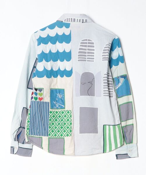「BOHEMIANS」 長袖シャツ X-SMALL ブルー メンズ_画像2