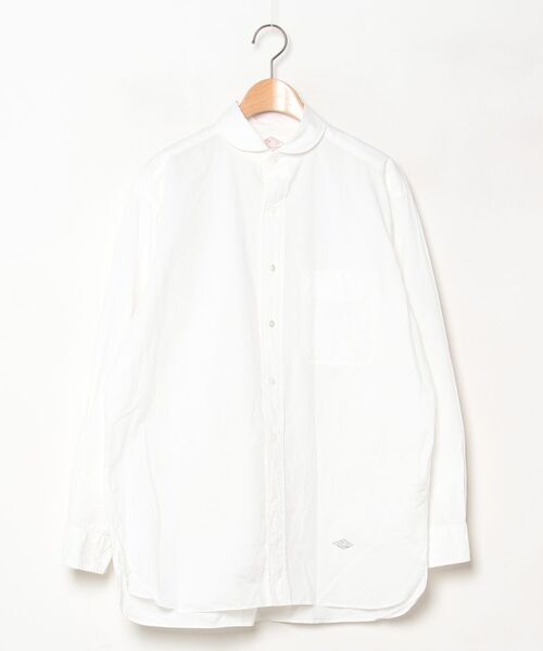 【ダントンDANTON 38長袖シャツ/白】 Danton（ダントン） 長袖シャツ 38 ホワイト メンズ : ZOZOTOWN Yahoo