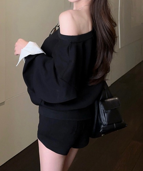 [ABITOKYO] тренировочный cut and sewn X-LARGE черный женский 