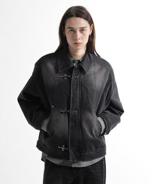 hare 上着 HARE（ハレ） ブルゾン アウター ナカワタファイヤーマンバックル