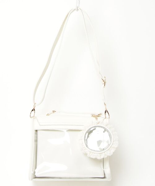 「WEGO」 2WAYバッグ FREE ホワイト レディース_画像2