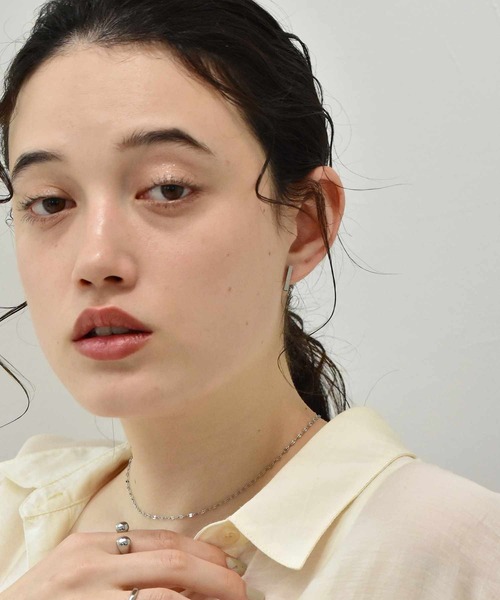 「LHME」 ピアス(両耳用) ONE SIZE シルバー レディース_画像3