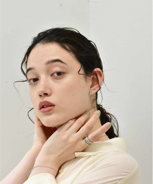 「LHME」 ピアス(両耳用) ONE SIZE シルバー レディース_画像5