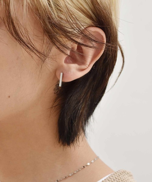 「LHME」 ピアス(両耳用) ONE SIZE シルバー レディース_画像6