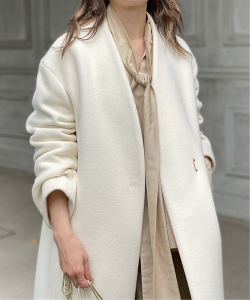 ☆イザコ☆ NOBLE　W/NyZipコート　ベージュ　34 ☆イザコ☆ NOBLE W/NyZipコート ベージュ 34 ☆イザコ様専用☆ NOBLE