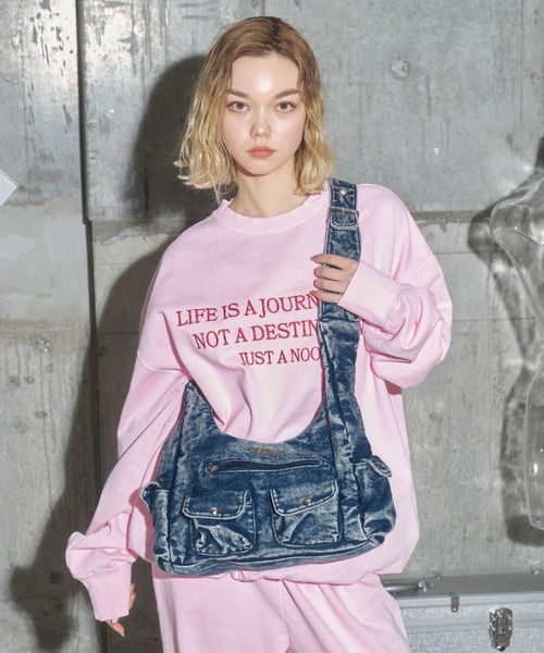 「JUST A NOON」 ショルダーバッグ FREE ブルー レディース_画像3