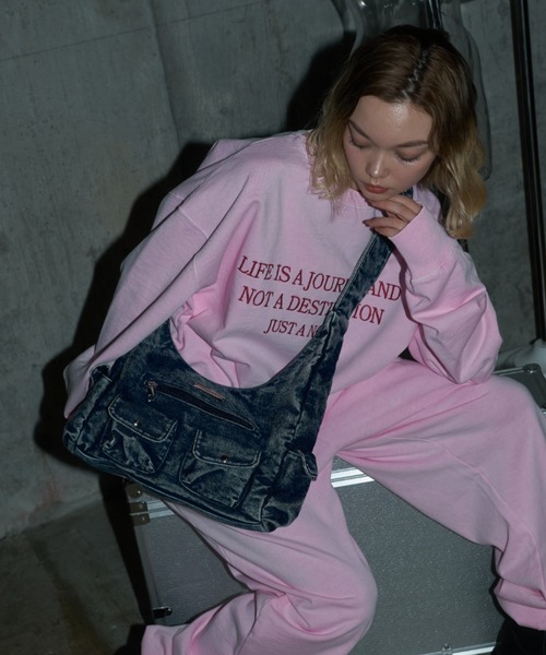 「JUST A NOON」 ショルダーバッグ FREE ブルー レディース_画像4