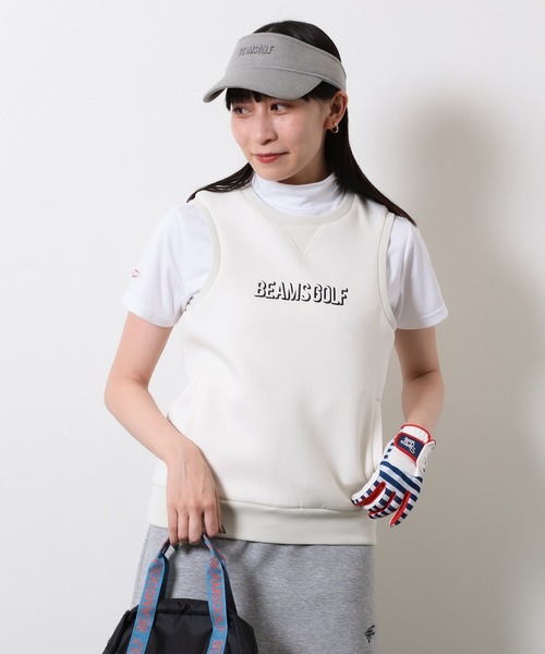 BEAMS GOLF（ビームス ゴルフ） ベスト MEDIUM オフホワイト