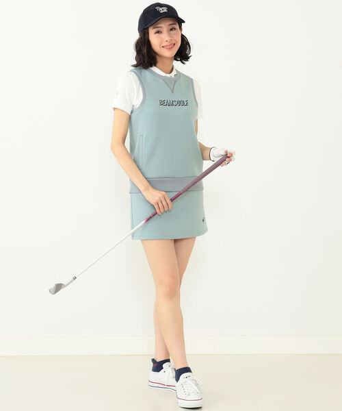 BEAMS GOLF（ビームス ゴルフ） ベスト MEDIUM オフホワイト