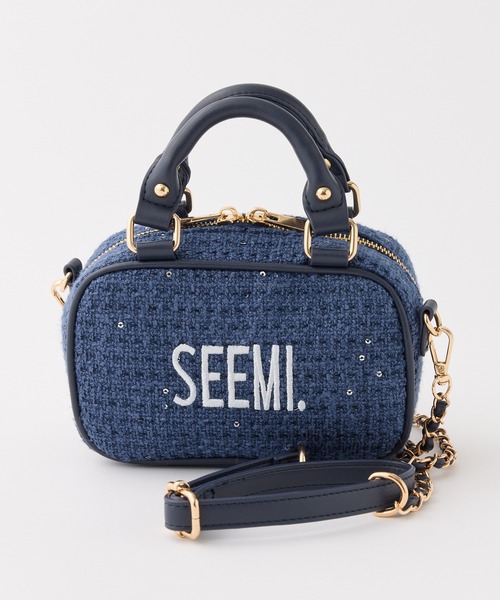 Seemi.by NICE CLAUP ショルダーバッグ バッグ 「Seemi.」ツイードミニ