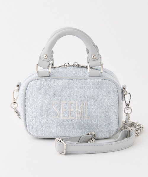 Seemi.by NICE CLAUP ショルダーバッグ バッグ 「Seemi.」ツイードミニ