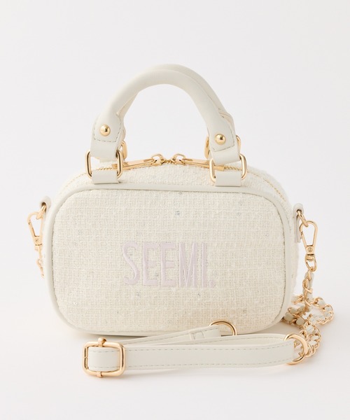 Seemi.by NICE CLAUP ショルダーバッグ バッグ 「Seemi.」ツイードミニ