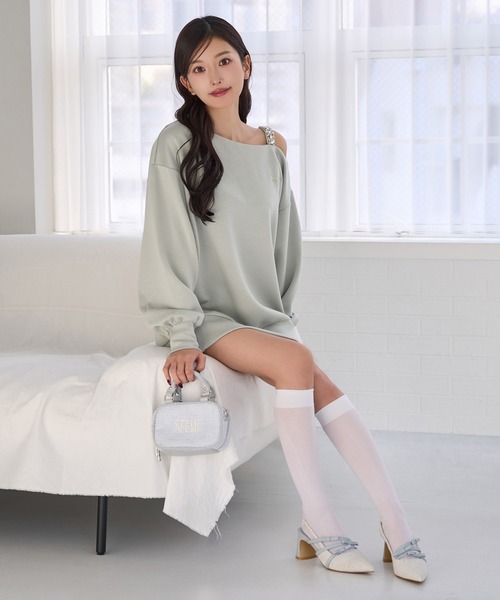 Seemi.by NICE CLAUP ショルダーバッグ バッグ 「Seemi.」ツイードミニ