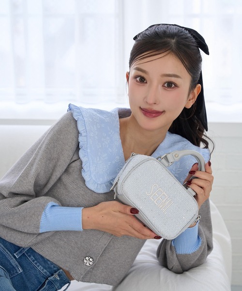 Seemi.by NICE CLAUP ショルダーバッグ バッグ 「Seemi.」ツイードミニ