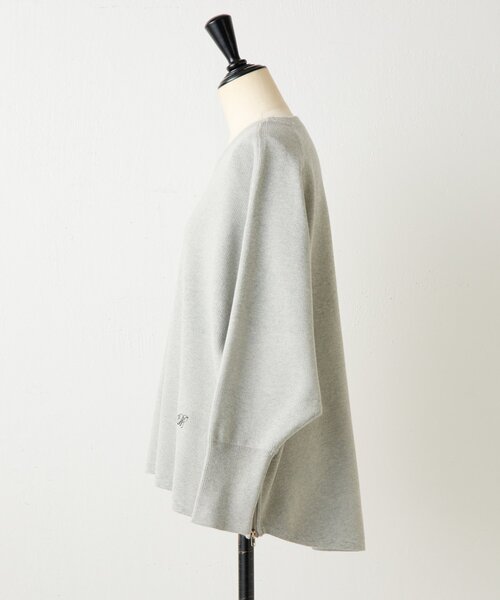 BEARDSLEY（ビアズリー） ニット セーター BAイニシャルサイドZIP