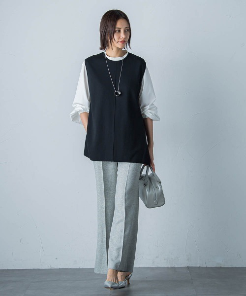 「LAUTREAMONT」 長袖ブラウス 9号 ホワイト レディース_画像7