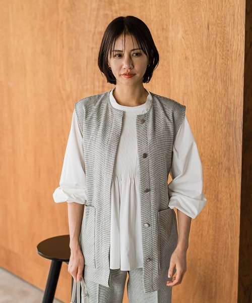 「LAUTREAMONT」 長袖ブラウス 9号 ホワイト レディース_画像9